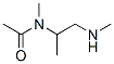 Acetamide, N-methyl-N-[1-methyl-2-(methylamino)ethyl]- (9CI) Struktur