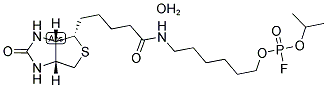 6-N-BIOTINYLAMINOHEXYL ISOPROPYL PHOSPHOROFLUORIDATE, HEMIHYDRATE Struktur