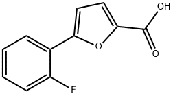 5-(2-Fluorophenyl)-furan-2-carboxylic acid Struktur