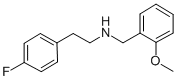 2-(4-fluorophenyl)-N-(2-methoxybenzyl)ethanamine Struktur