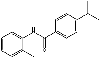 Benzamide, 4-(1-methylethyl)-N-(2-methylphenyl)- (9CI) Struktur