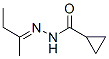 Cyclopropanecarboxylic acid, (1-methylpropylidene)hydrazide (9CI) Struktur