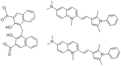 PYRVINIUM PAMOATE Structure