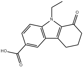 9-ETHYL-8-OXO-6,7,8,9-TETRAHYDRO-5H-CARBAZOLE-3-CARBOXYLIC ACID Struktur