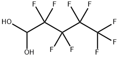 NONAFLUOROPENTALDEHYDE HYDRATE Struktur