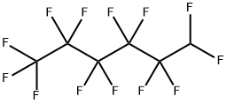 1H-PERFLUOROHEXANE Struktur