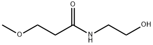 N-(2-Hydroxyethyl)-3-methoxy-propanamide Struktur