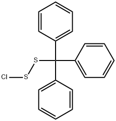 CHLORO TRIPHENYLMETHYL DISULFIDE  98 Struktur