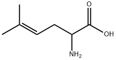 2-氨基-5-甲基-己-4-烯酸 結(jié)構(gòu)式