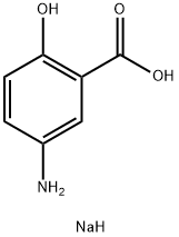 5-AMINOSALICYLIC ACID SODIUM SALT Struktur