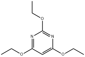 2,4,6-triethoxy-pyrimidine Struktur