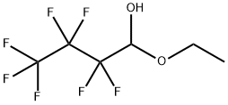 HEPTAFLUOROBUTYRALDEHYDE ETHYL HEMIACETAL Struktur