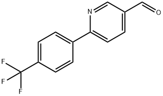 6-(4-TRIFLUOROMETHYL-PHENYL)-PYRIDINE-3-CARBALDEHYDE Struktur