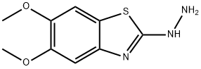 2(3H)-Benzothiazolone,5,6-dimethoxy-,hydrazone(9CI) Struktur