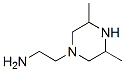 1-Piperazineethanamine,3,5-dimethyl-(9CI) Struktur