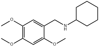 N-(2,4,5-trimethoxybenzyl)cyclohexanamine Struktur