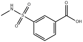 3-[(Methylamino)sulphonyl]benzoic acid Struktur