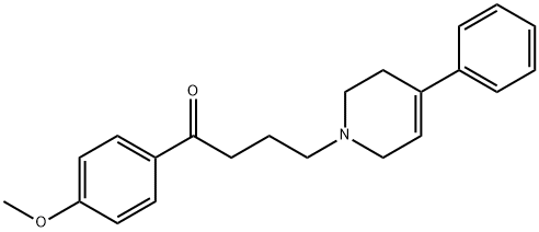 4-(3,6-Dihydro-4-phenylpyridin-1(2H)-yl)-1-(4-methoxyphenyl)-1-butanone Struktur