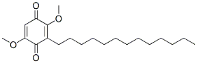 2,5-dimethoxy-3-tridecyl-cyclohexa-2,5-diene-1,4-dione Struktur