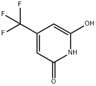 4-(TRIFLUOROMETHYL)PYRIDINE-2,6-DIOL Struktur