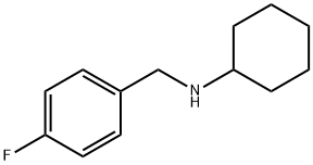 N-(4-FLUOROBENZYL)CYCLOHEXANAMINE Struktur