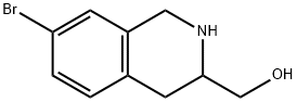 7-BROMO-1,2,3,4-TETRAHYDRO-3-ISOQUINOLINEMETHANOL Struktur