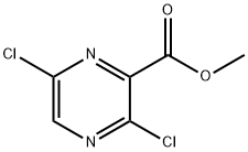 METHYL 3,6-DICHLOROPYRAZINE-2-CARBOXYLATE Struktur