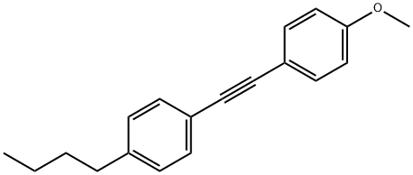 1-(4-N-BUTYLPHENYL)-2-(4-METHOXYPHENYL)ACETYLENE Struktur