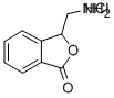 3-AMINOMETHYLPHTHALIDE, HYDROCHLORIDE Struktur