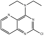 2-Chloro-4-(diethylaMino)pyrido[3,2-d]pyriMidine Struktur