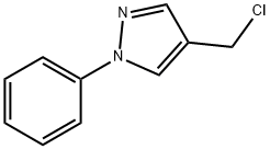 4-(CHLOROMETHYL)-1-PHENYL-1H-PYRAZOLE Struktur