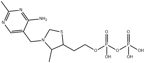 tetrahydrothiamine pyrophosphate Struktur