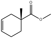 3-Cyclohexene-1-carboxylicacid,1-methyl-,methylester,(1R)-(9CI) Struktur