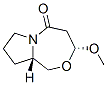 1H,5H-Pyrrolo[2,1-c][1,4]oxazepin-5-one,hexahydro-3-methoxy-,(3R,9aS)-(9CI) Struktur