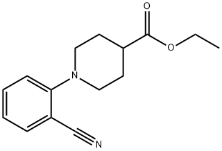 ethyl 1-(2-cyanophenyl)piperidine-4-carboxylate, 357670-16-7, 結(jié)構(gòu)式