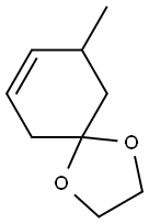 1,4-Dioxaspiro[4.5]dec-7-ene,  9-methyl- Struktur