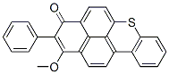 1-methoxy-2-phenyl-3H-naphtho[2,1,8-mna]thioxanthen-3-one Struktur