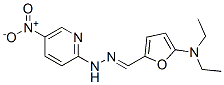 2-Furancarboxaldehyde,  5-(diethylamino)-,  (5-nitro-2-pyridinyl)hydrazone  (9CI) Struktur