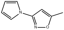 Isoxazole, 5-methyl-3-(1H-pyrrol-1-yl)- (9CI) Struktur