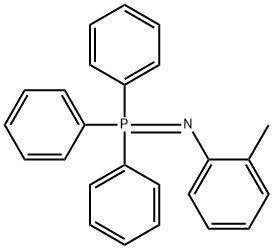 2-methyl-N-(triphenylphosphoranylidene)aniline Struktur