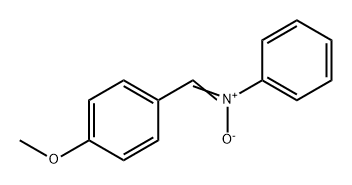 N-(p-メトキシベンジリデン)アニリンN-オキシド 化學(xué)構(gòu)造式