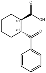 TRANS-2-BENZOYL-1-CYCLOHEXANECARBOXYLIC ACID, 99 Struktur