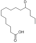 HEXADECANOIC-12-D1 ACID Struktur