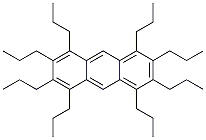 1,2,3,4,5,6,7,8-OCTAPROPYLANTHRACENE Struktur