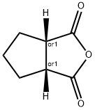 CYCLOPENTANE-1,2-DICARBOXYLIC ACID ANHYDRIDE Struktur