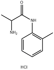 2-Amino-N-(2-methylphenyl)propanamidehydrochloride Struktur