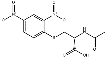 S-(2,4-DINITROPHENYL)MERCAPTURIC ACID Struktur