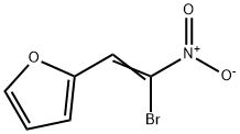 2-bromo-1-(2-furyl)-2-nitroethylene Struktur