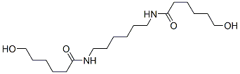 N,N'-hexane-1,6-diylbis[6-hydroxyhexanamide] Struktur