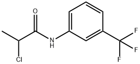 2-Chloro-N-(3-trifluoromethyl-phenyl)-propionamide Struktur